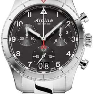 Alpina Startimer Pilot Quartz Chronograph Big Date AL-372BW4S26B + 5 let záruka