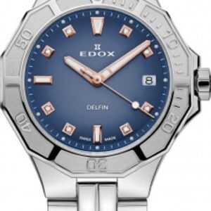 EDOX Sport Delfin Diver Date Lady Special Edition 53020-3M-BUDDR + 5 let záruka