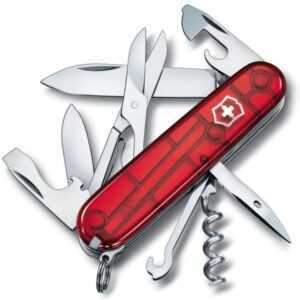Nůž Victorinox Climber Red Transparent + 5 let záruka