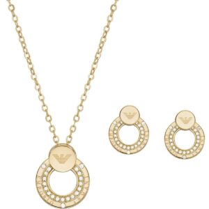 Emporio Armani Originální pozlacený set šperků EGS2972SET (náhrdelník