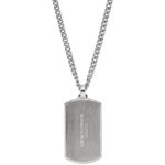 Emporio Armani Pánský ocelový náhrdelník s přívěskem EGS2812040