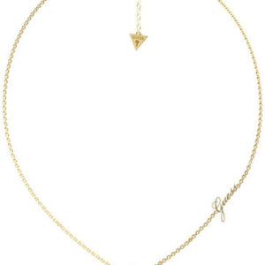 Guess Nadčasový pozlacený náhrdelník s krystaly Round Harmony JUBN01155JWYG