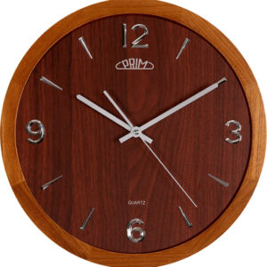 Prim Nástěnné hodiny Wood Style II E07P.3886.50